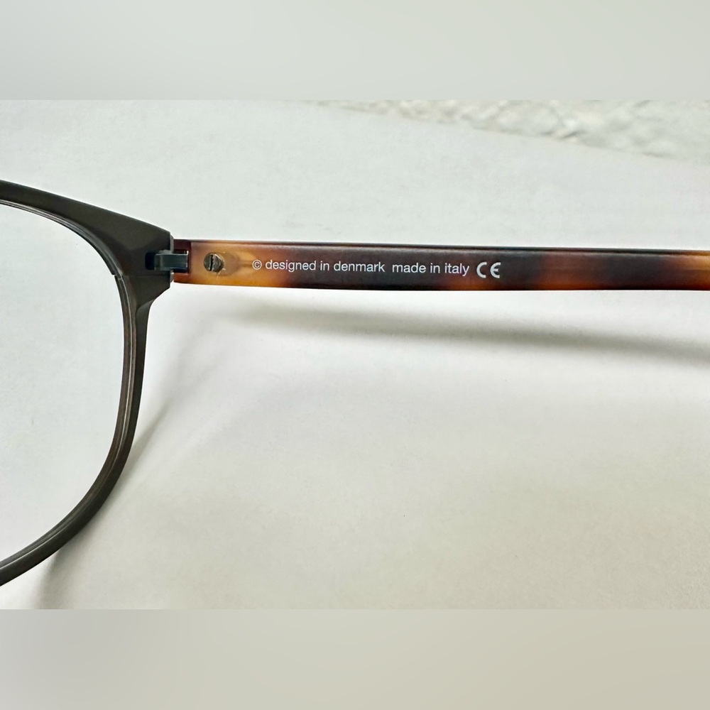 Brand New Kilsgaard Dark Brown Tortoise Lightweight Eyeglasses Unisex - Picture 6 of 7
